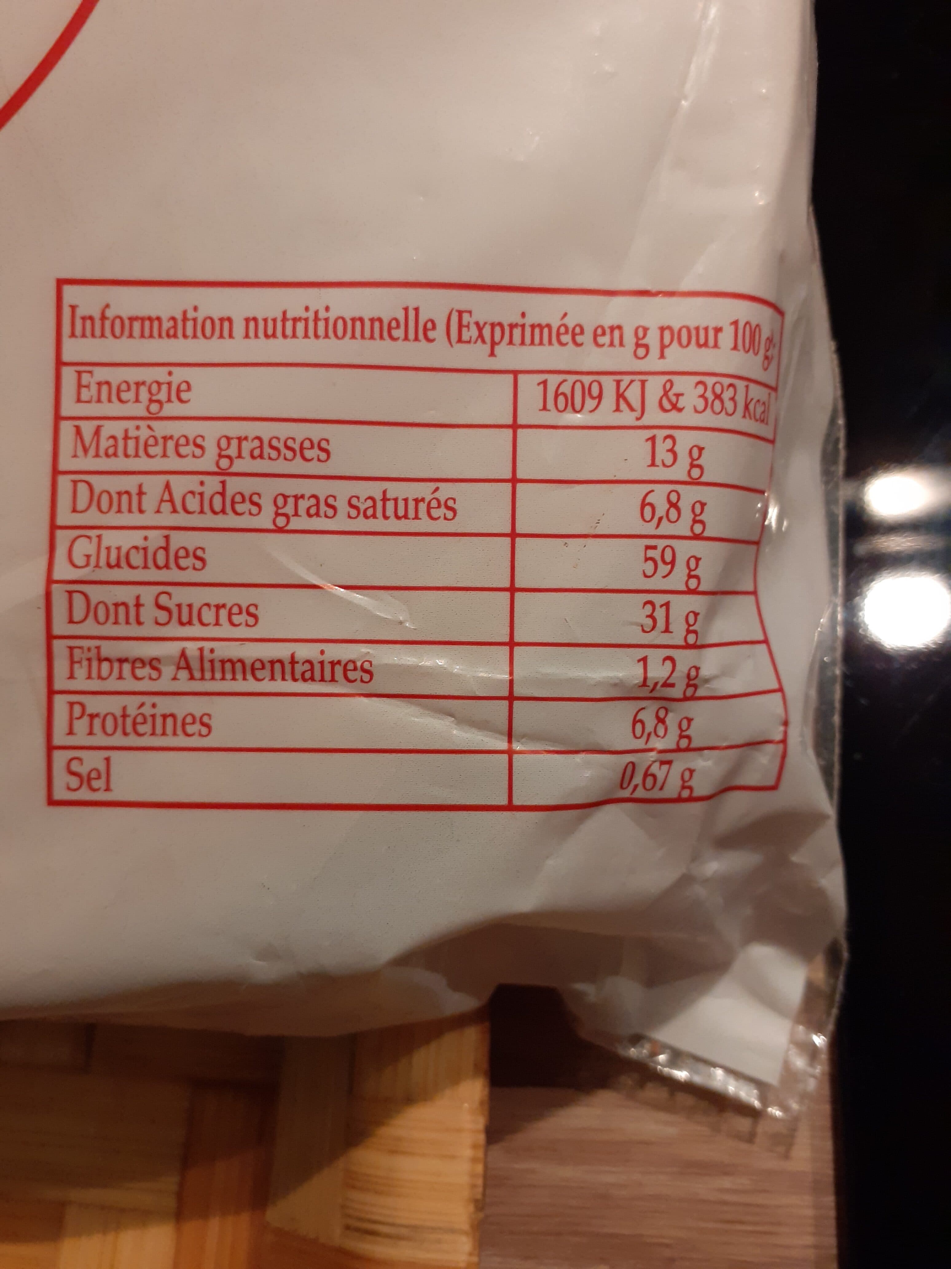 Open Food Facts Fouace de clairvaux packshot