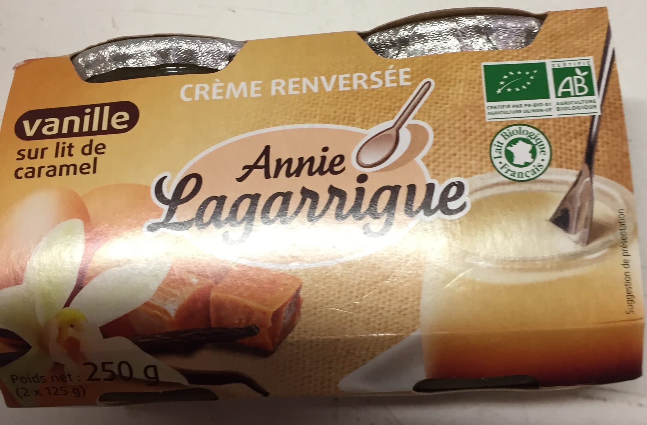 Annie Lagarrigue Creme Renversee Vanille Caramel packshot