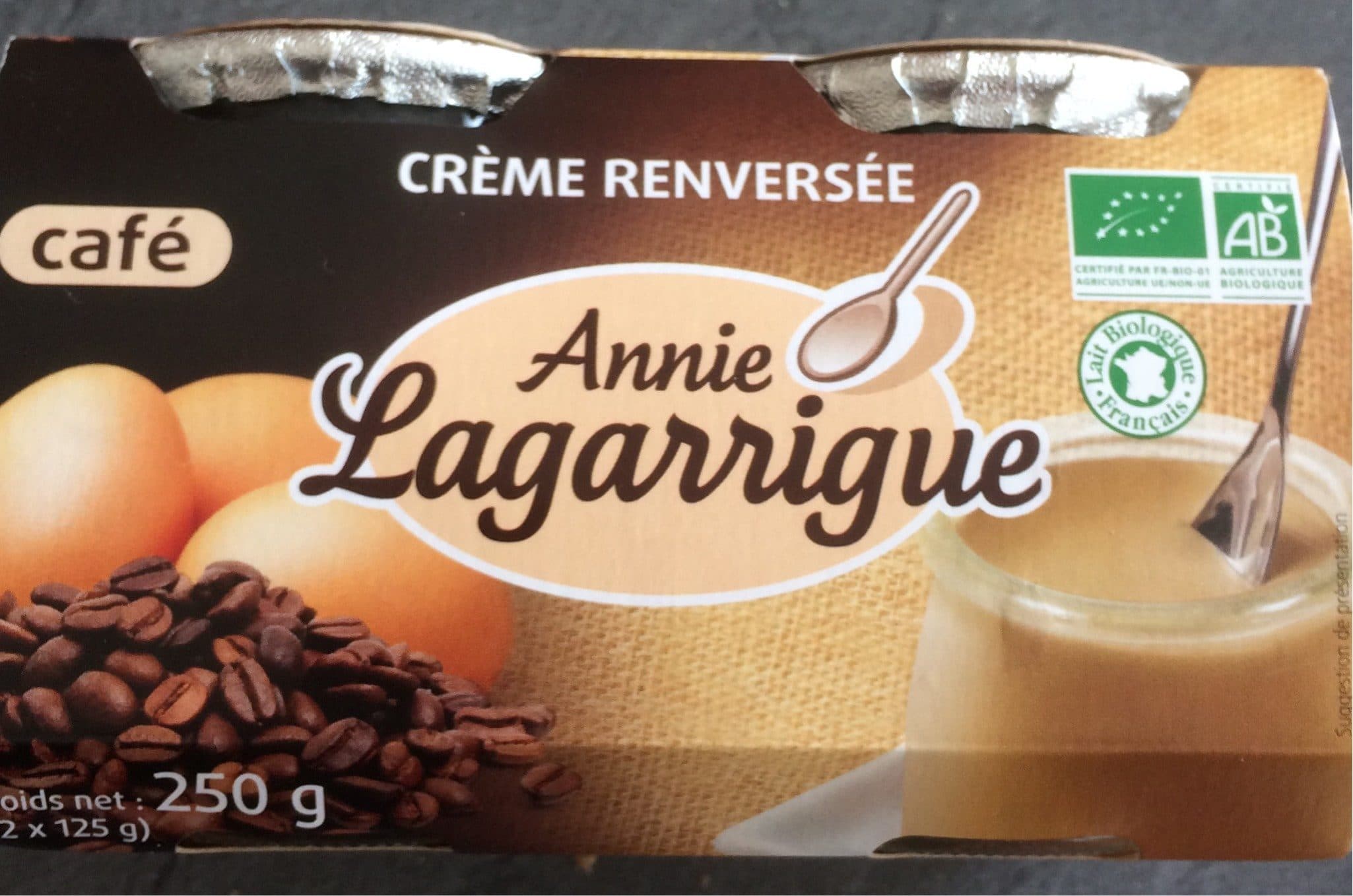Annie Lagarrigue Creme Renversee Au Cafe packshot