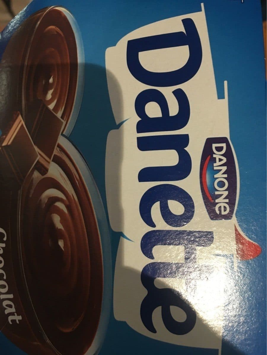 Danone Danette chocolat packshot