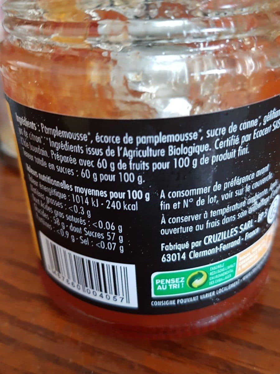 Père Louis Confiture de pamplemousse packshot