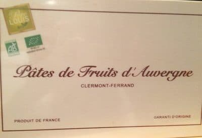 Père Louis Bio Coffret Bois Pate De Fruits D'auvergne packshot