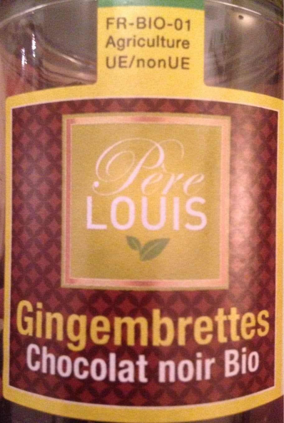 Père Louis Gingembrette Chocolat noir Bio packshot