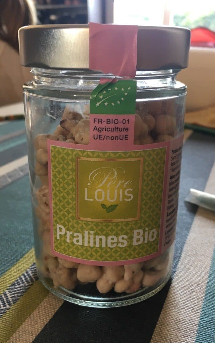 Pere louis Pralines bio packshot