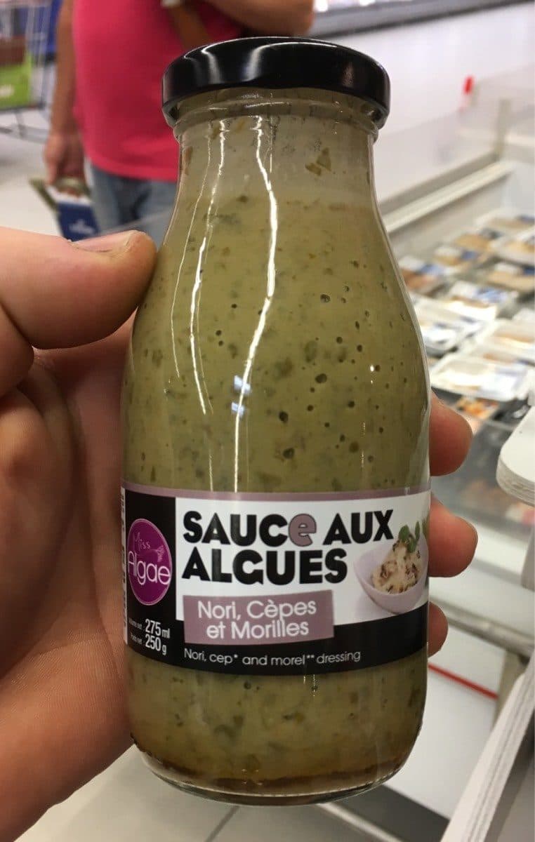 Open Food Facts Sauce aux algues nori, cèpes et morilles packshot