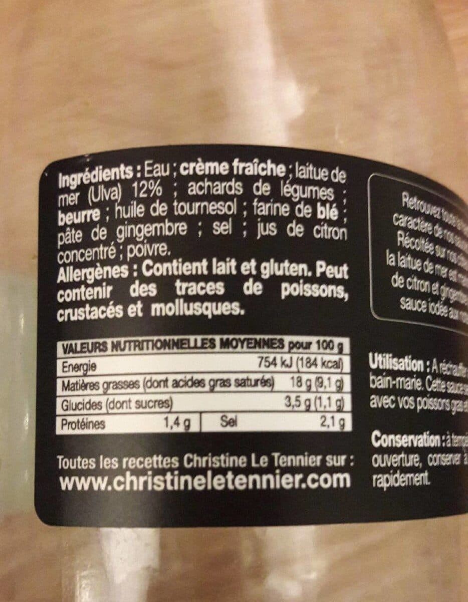 Open Food Facts Sauce aux algues packshot