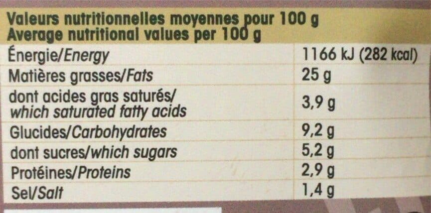 Open Food Facts Tartare d’algue packshot