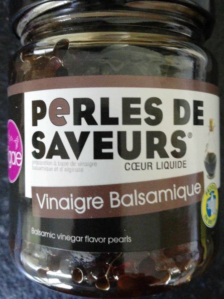 Open Food Facts Perles de saveurs vinaigre balsamique packshot