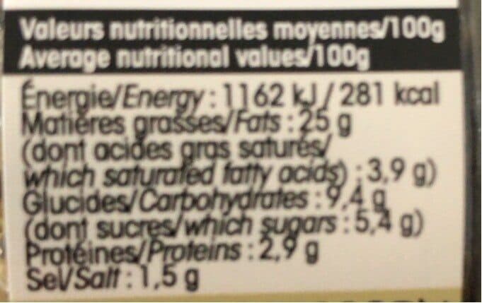 Open Food Facts Tartare d'algues câpres et cornichons packshot