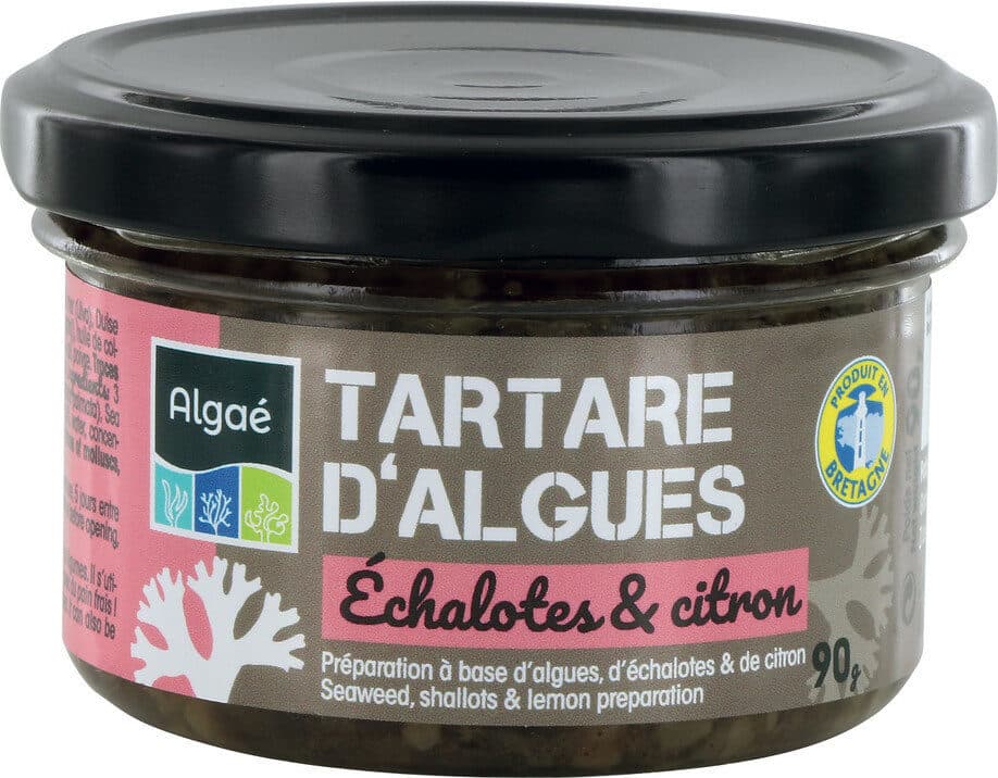 Algues Tartinable d'algues échalotes et citron packshot