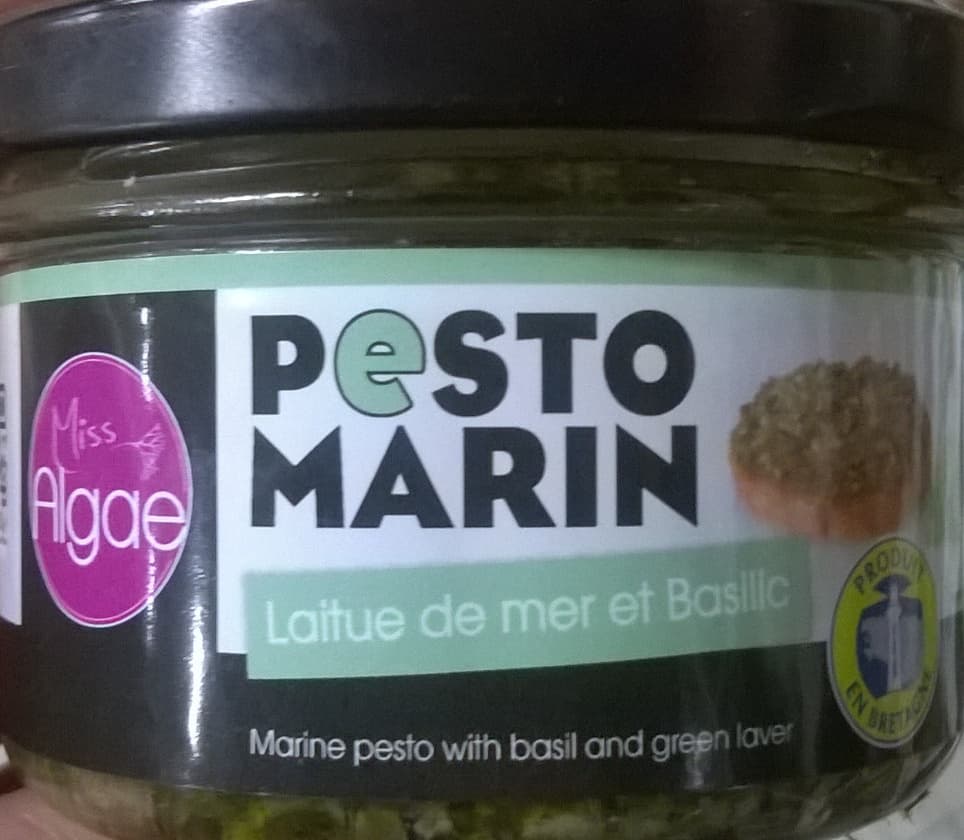 Miss Algae Pesto d'algues basilic et huile d'olive packshot