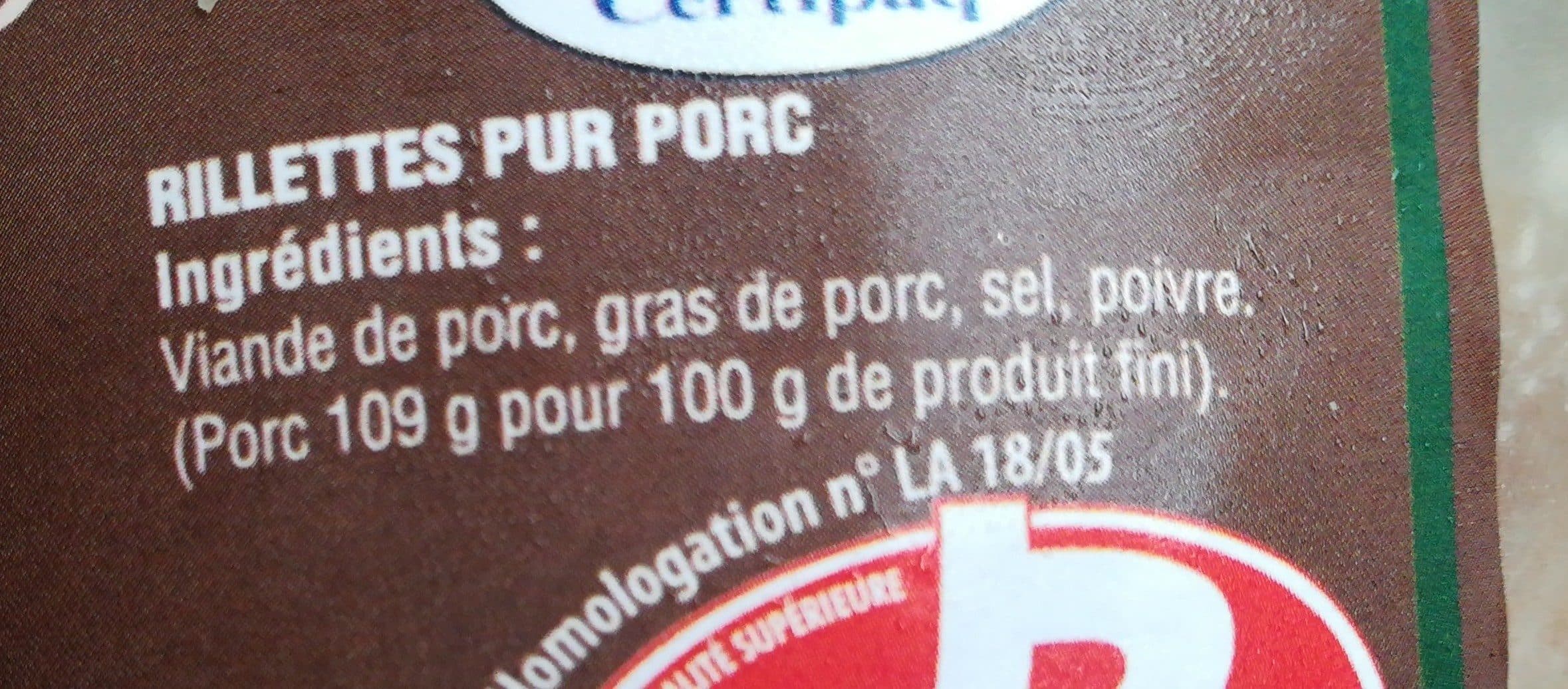 Open Food Facts La rillette packshot
