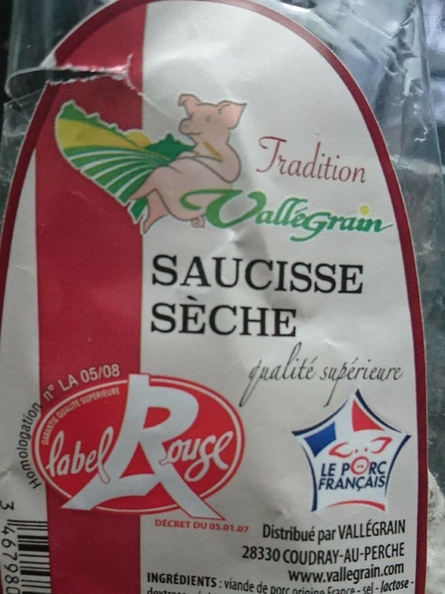 Vallégrain Saucisse sèche packshot