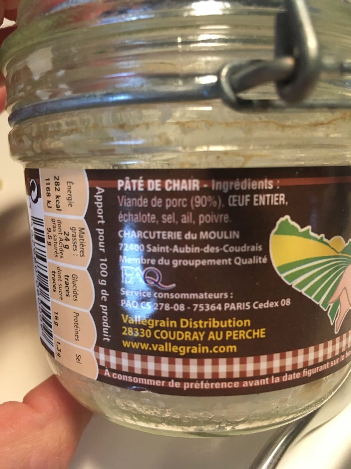 Vallégrain Pate du fermier VALLEGRAIN packshot