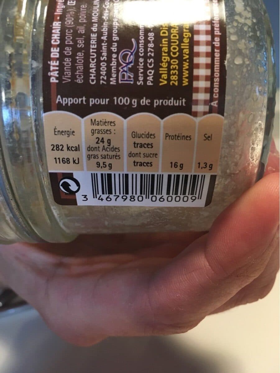 Vallégrain Pate du fermier VALLEGRAIN packshot