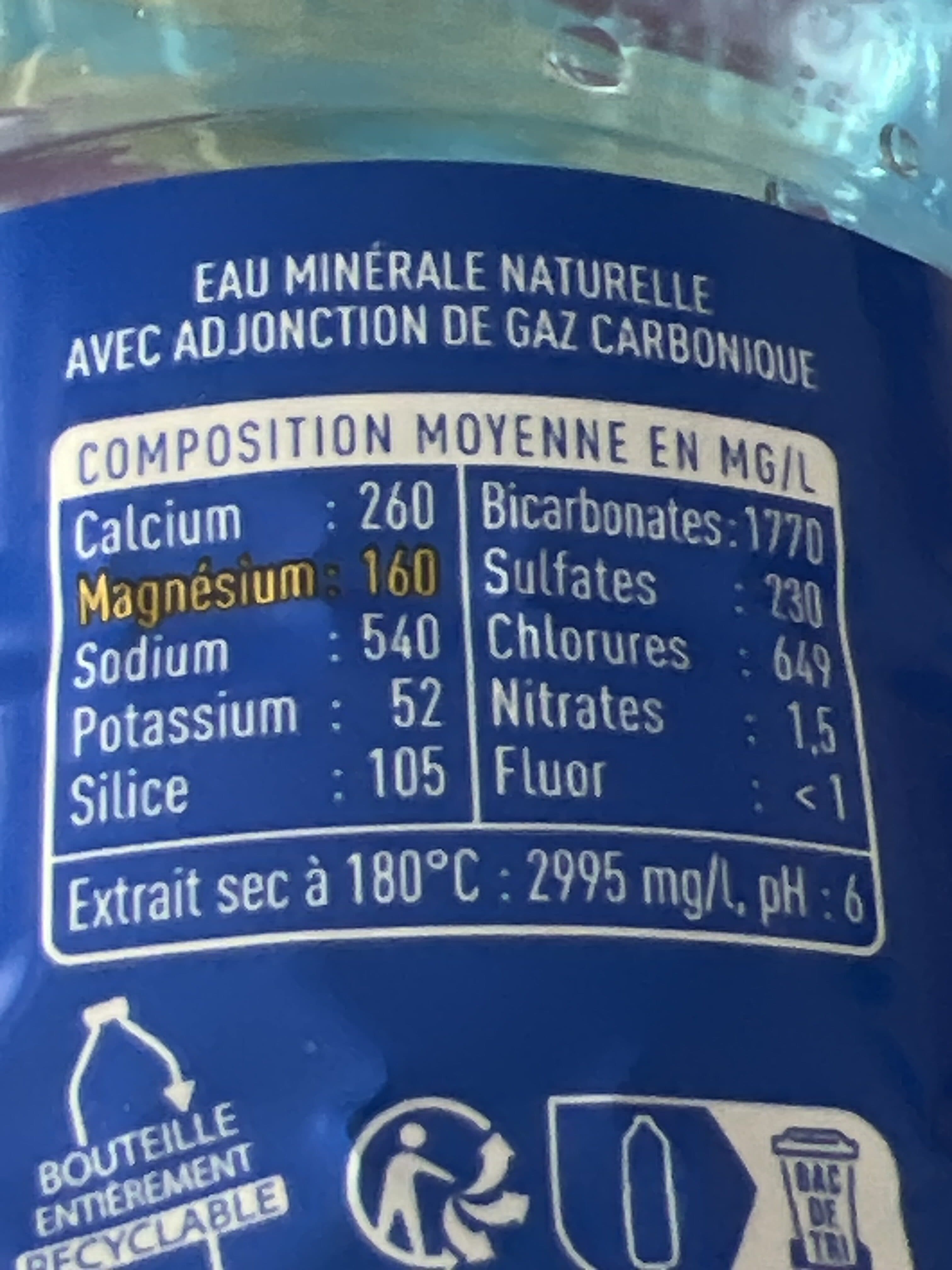 Rozana Eau Minérale Naturelle Pétillante packshot