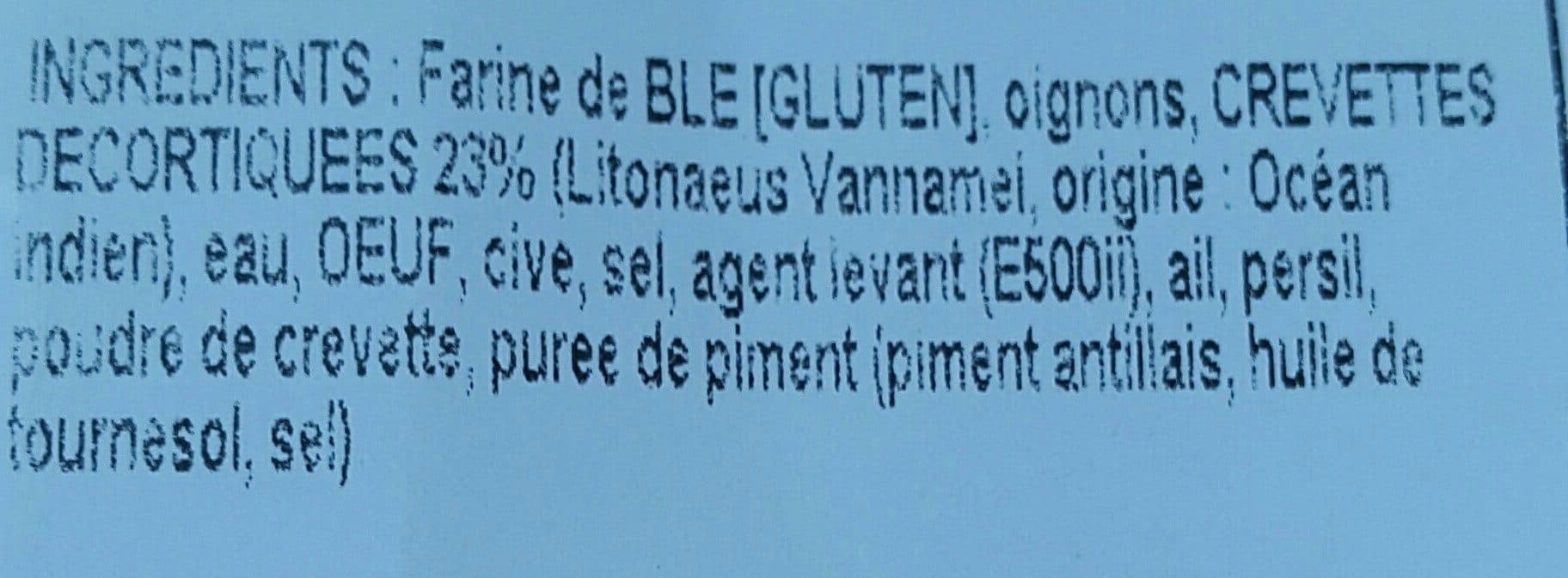 La Cuisine du Poissonnier Acras de crevette packshot