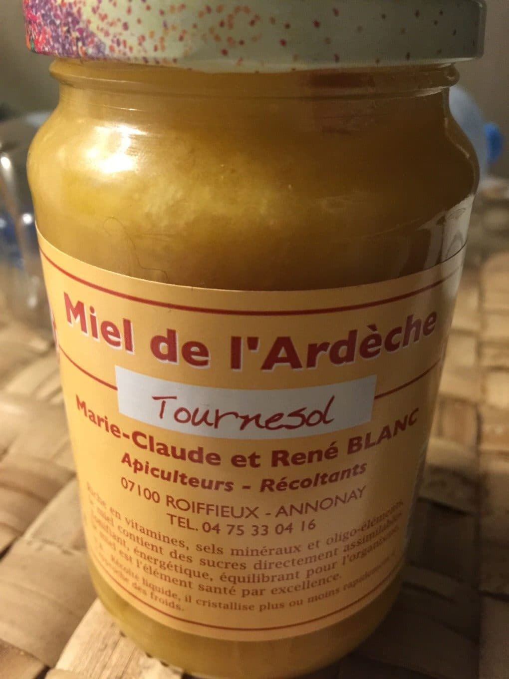 Marie claude Et Rene blanc Miel de l’Ardeche packshot