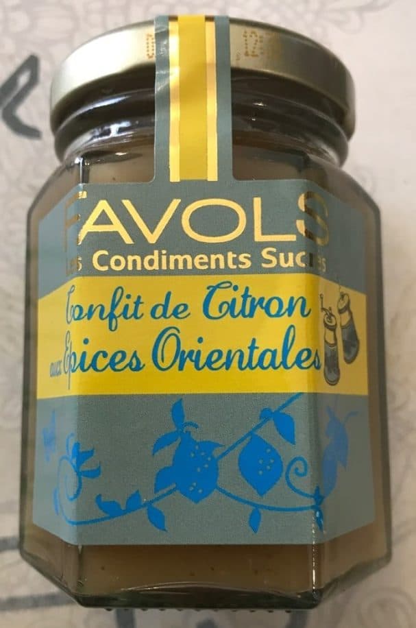 Open Food Facts Confit de citron aux epices orientale packshot