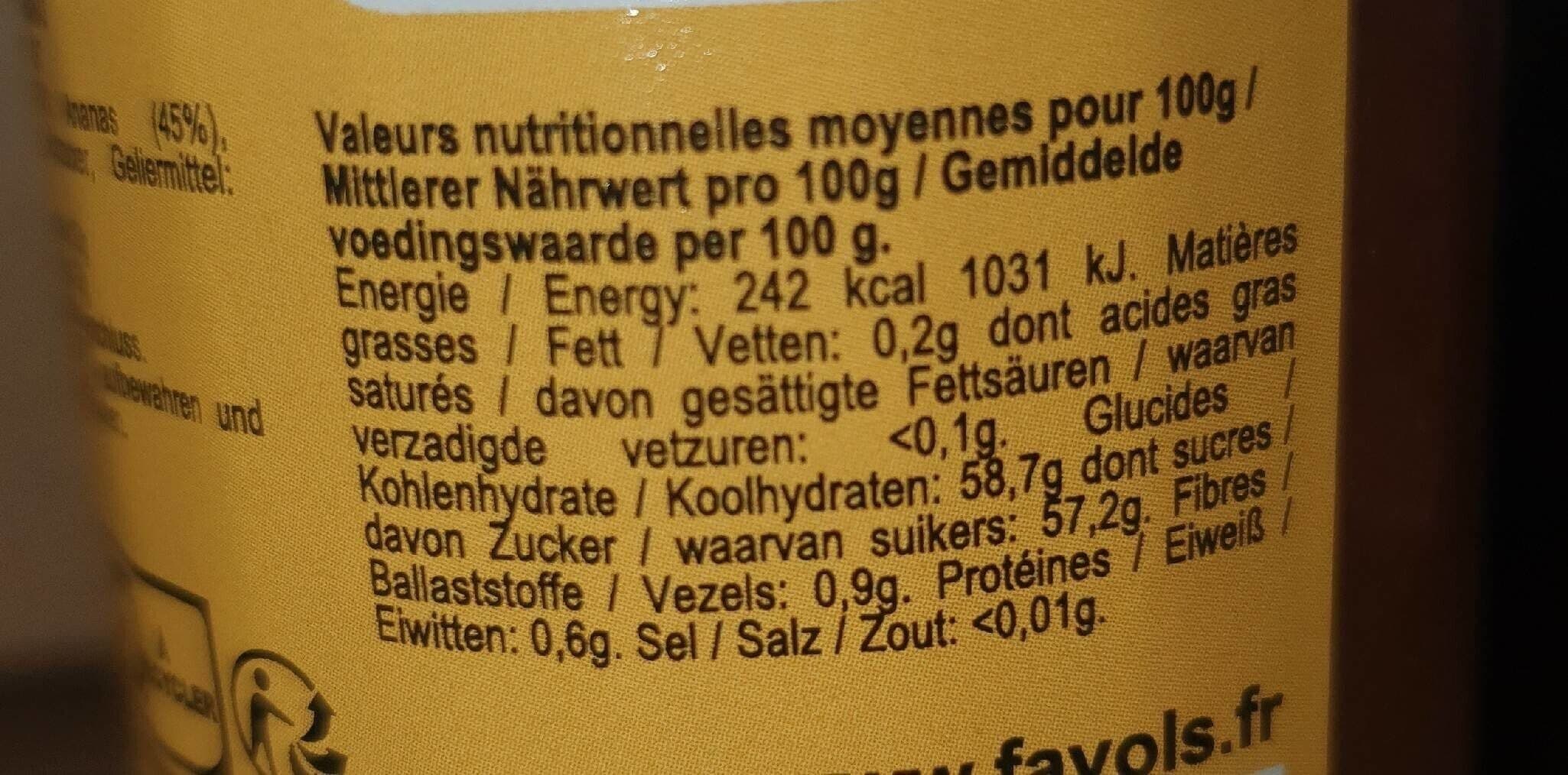 Favols Ananas En Passievr. Confituur packshot