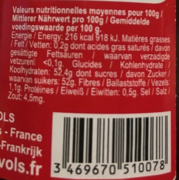 Favols Confiture fraise gourmande packshot