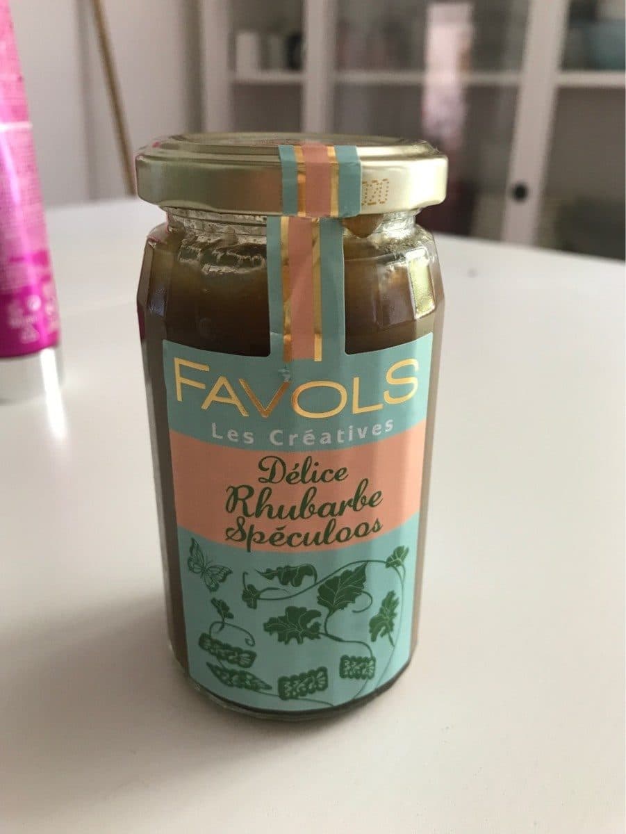 Favols Délice Rhubarbe Spéculoos packshot