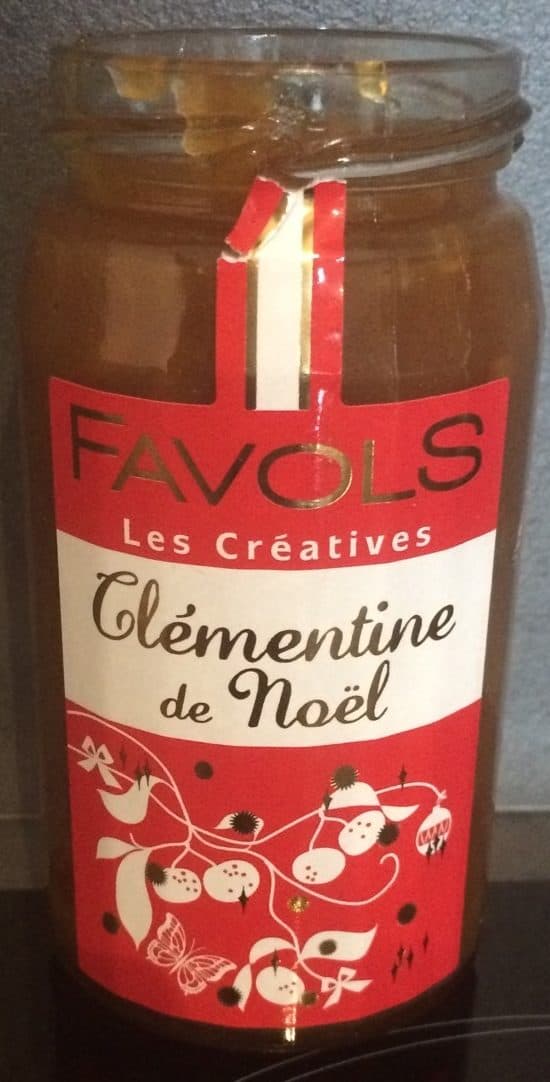 Favols Confiture clémentine de Noël packshot