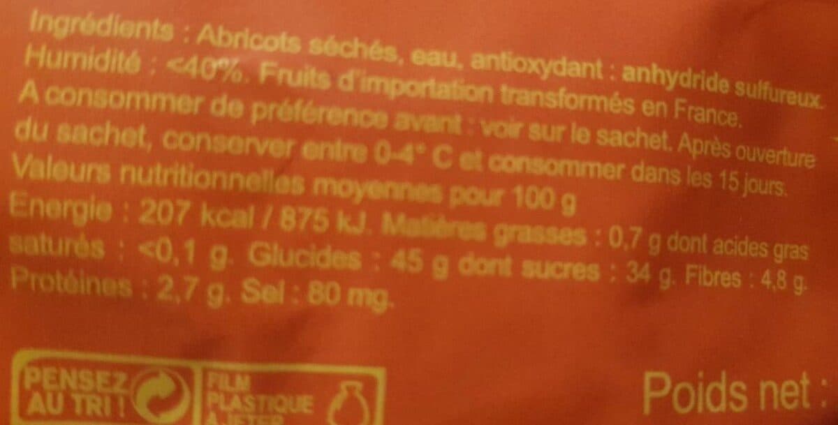 Favols Abricots moelleux packshot