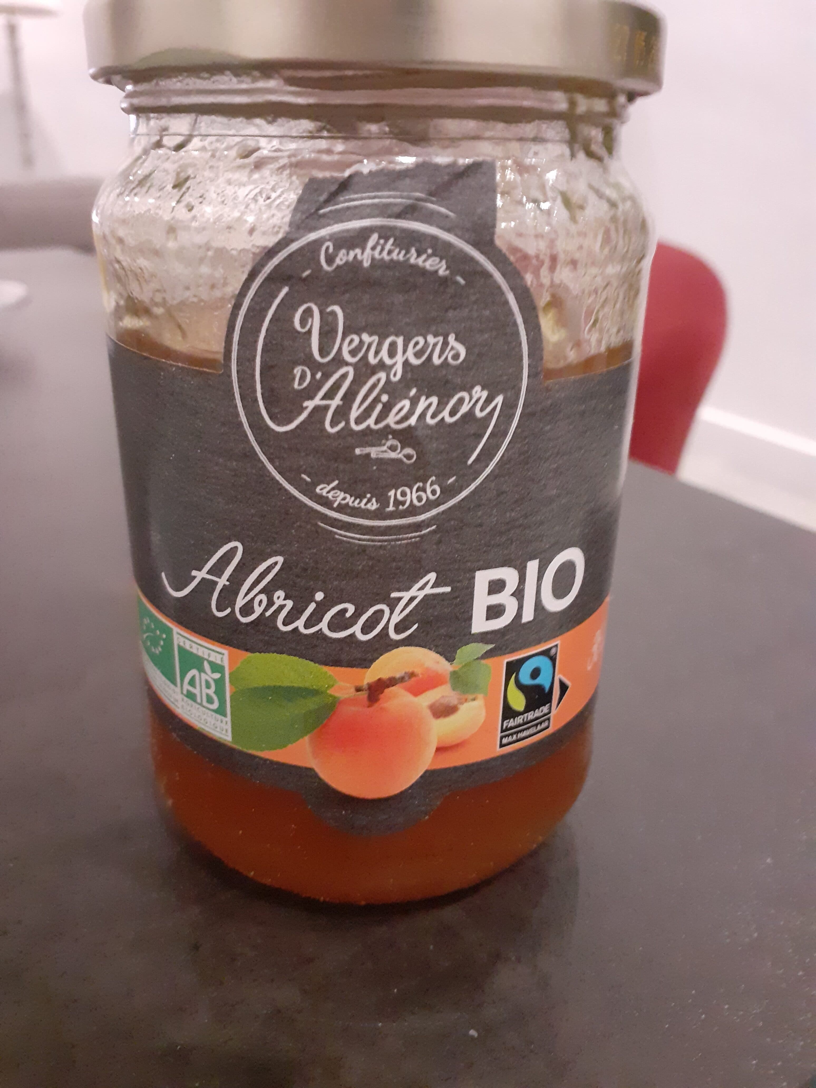 Vergers d'Aliénor Confiture Extra Abricot packshot