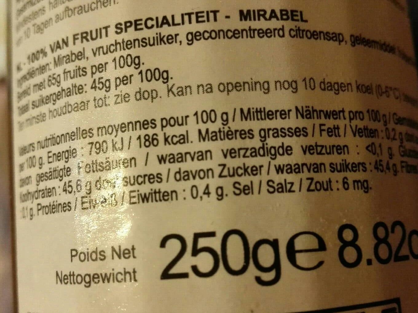 Favols Mirabellenmarmelade packshot