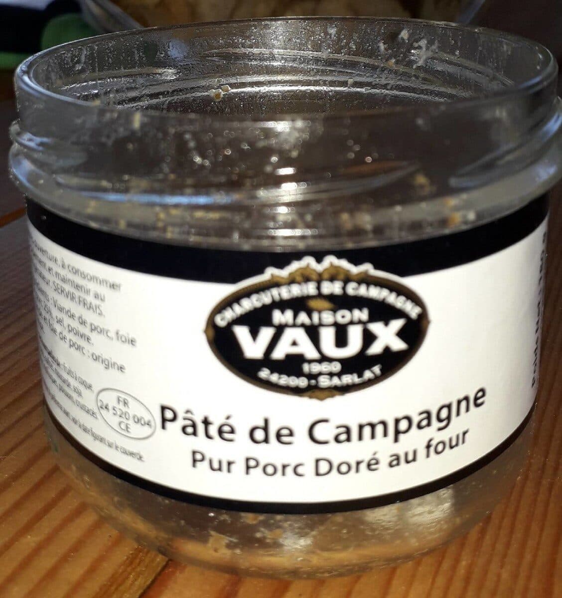 Open Food Facts Paté de campagne packshot