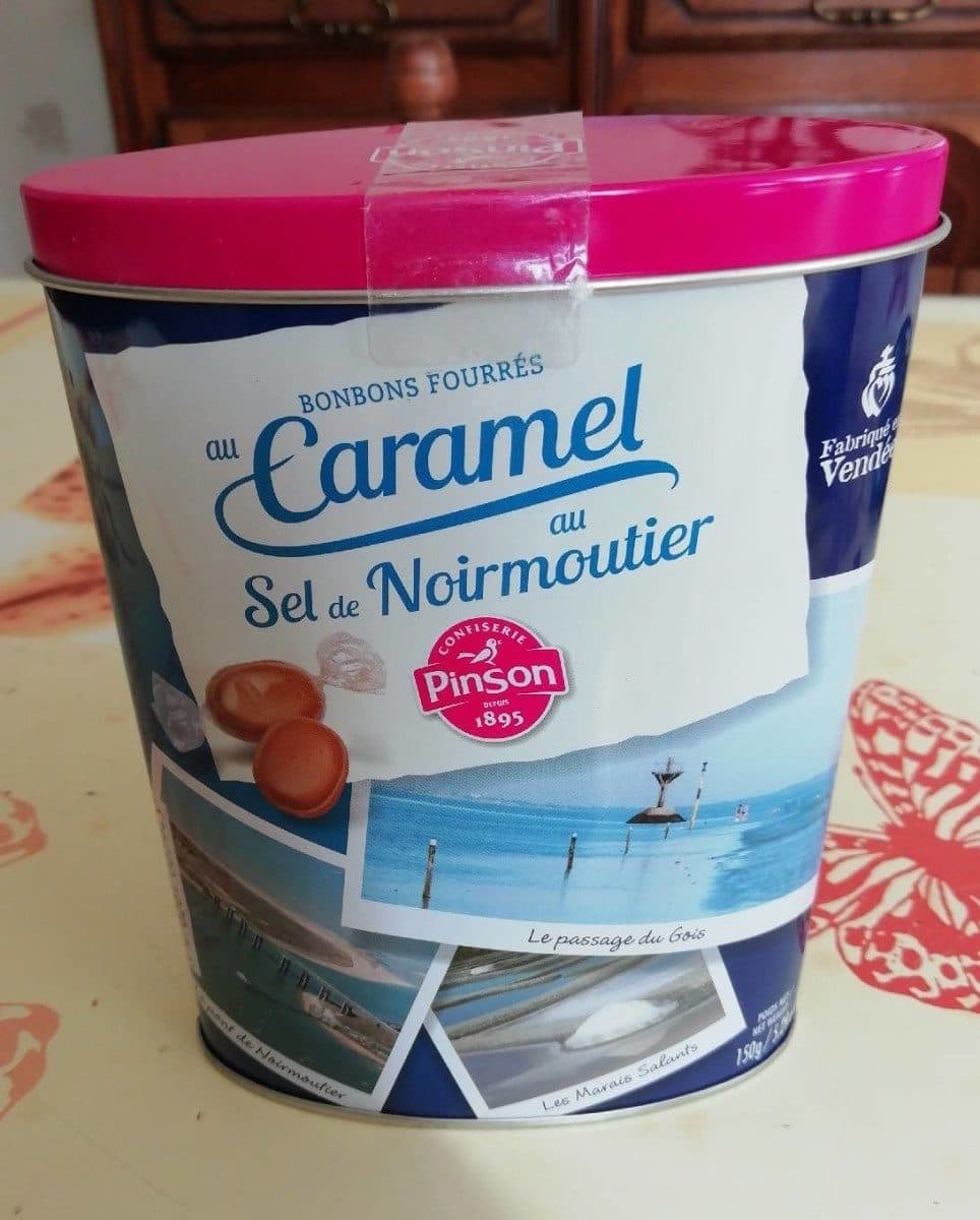 Pinson Bonbons fourrés au CARAMEL au sel de noirmoutier packshot