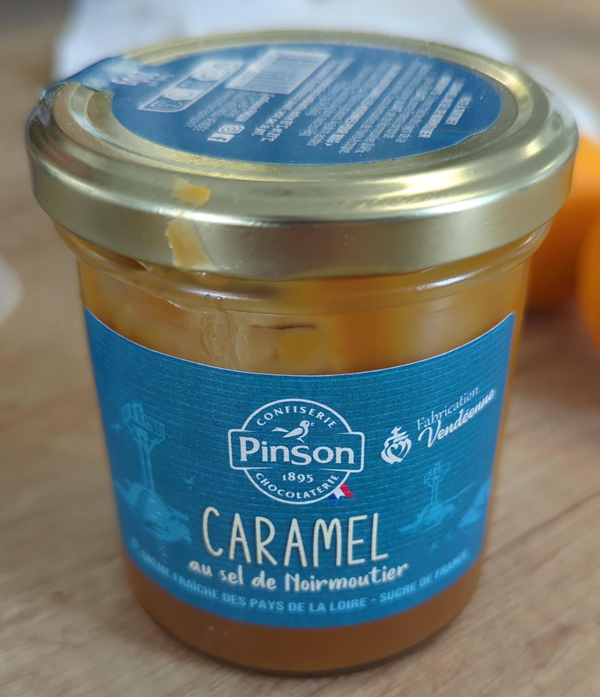 Confiserie Pinson Caramel à tartiner au sel de Noirmoutier packshot