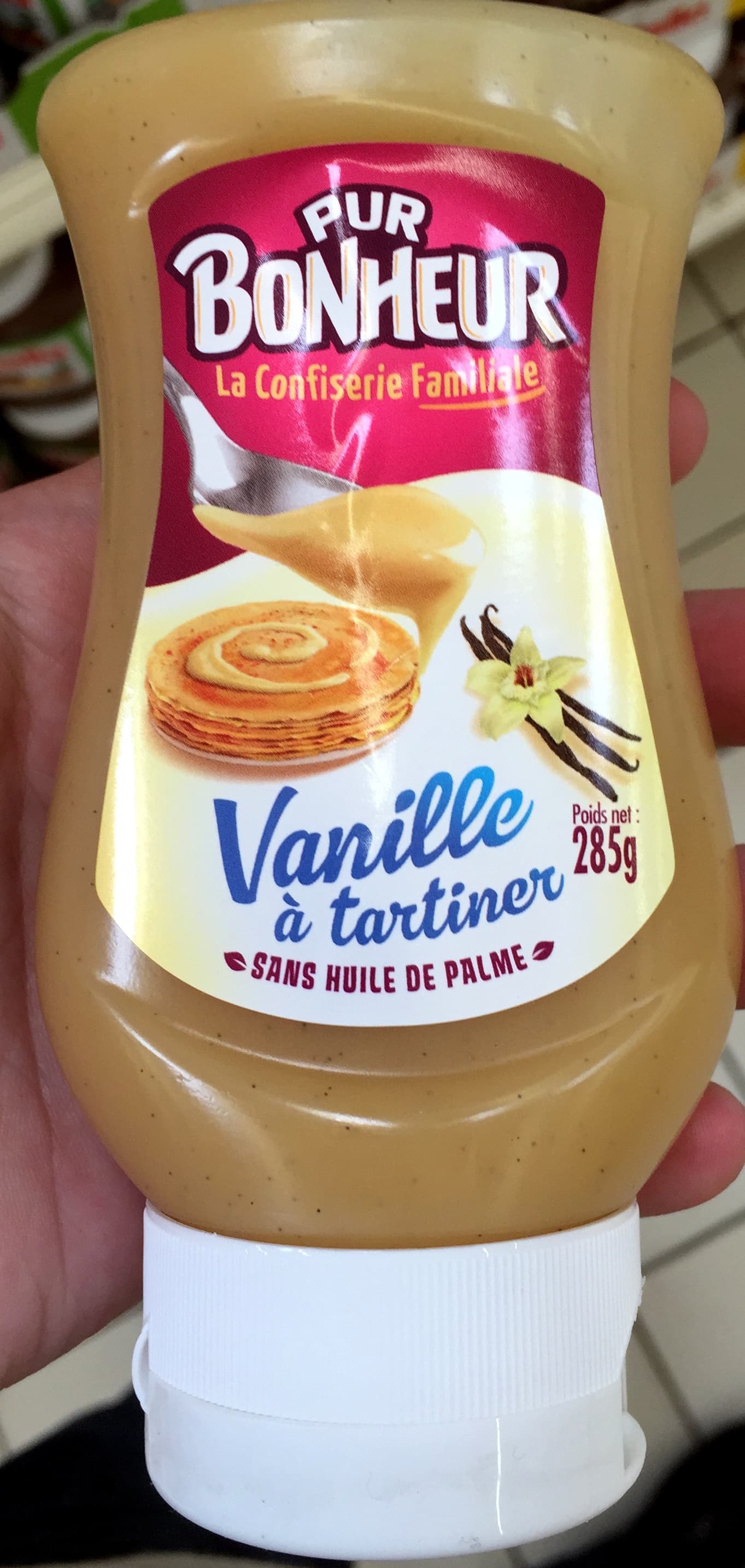 Pur Bonheur Vanille à tartiner packshot