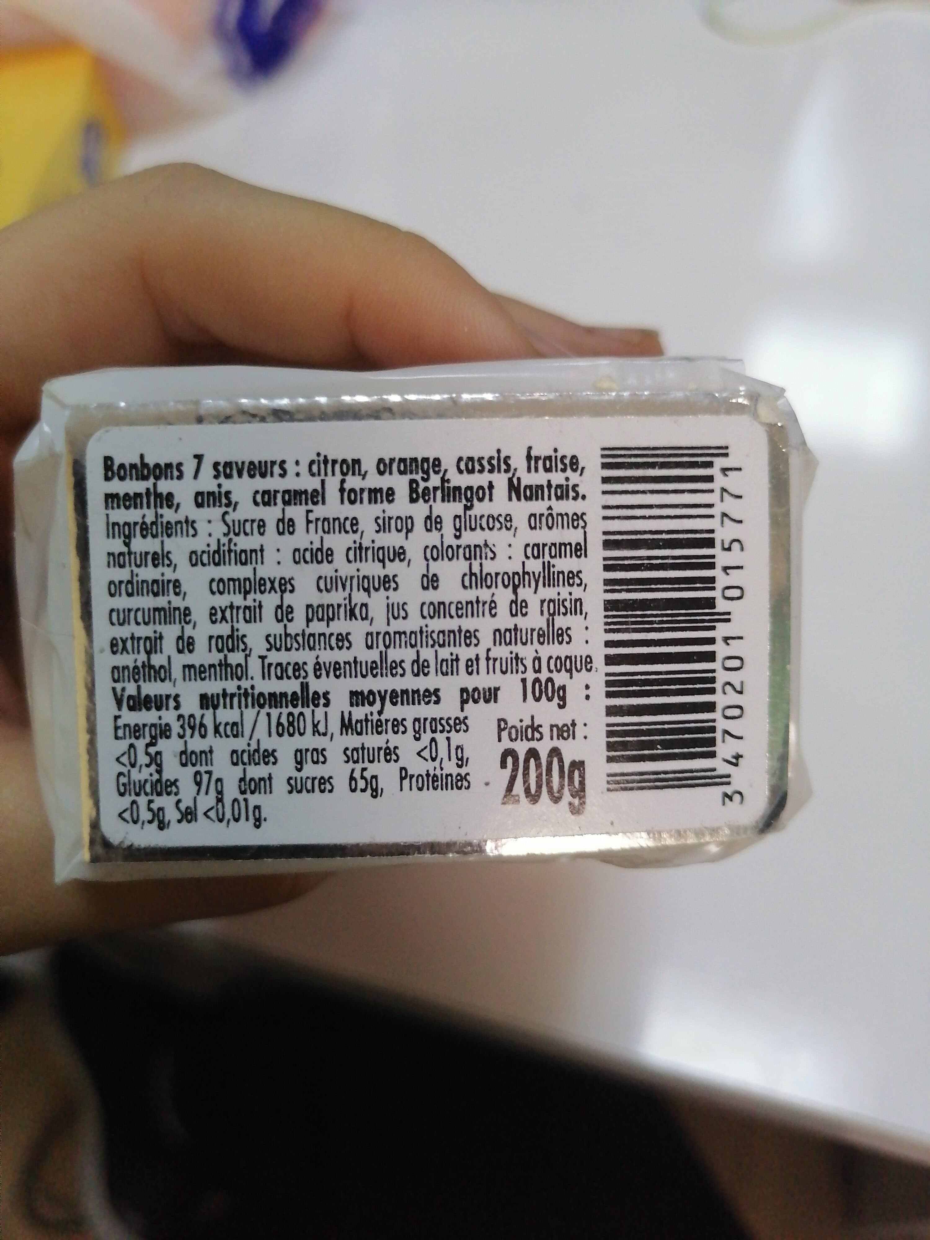 Open Food Facts Berlingots Nantais packshot
