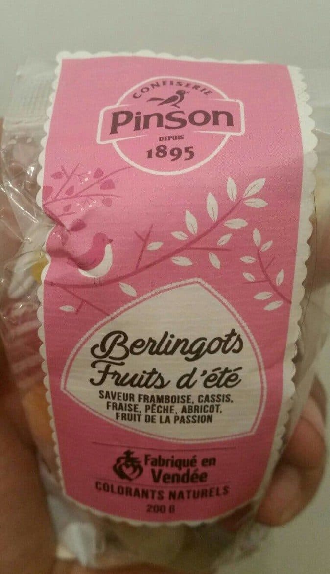 Pinson Berlingots fruits d'été packshot