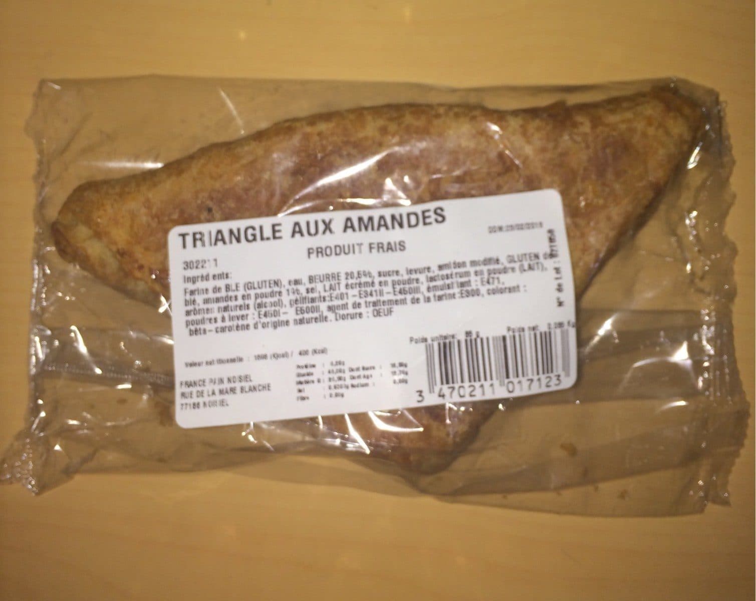 France Pain Noisiel Triangle aux Amandes packshot
