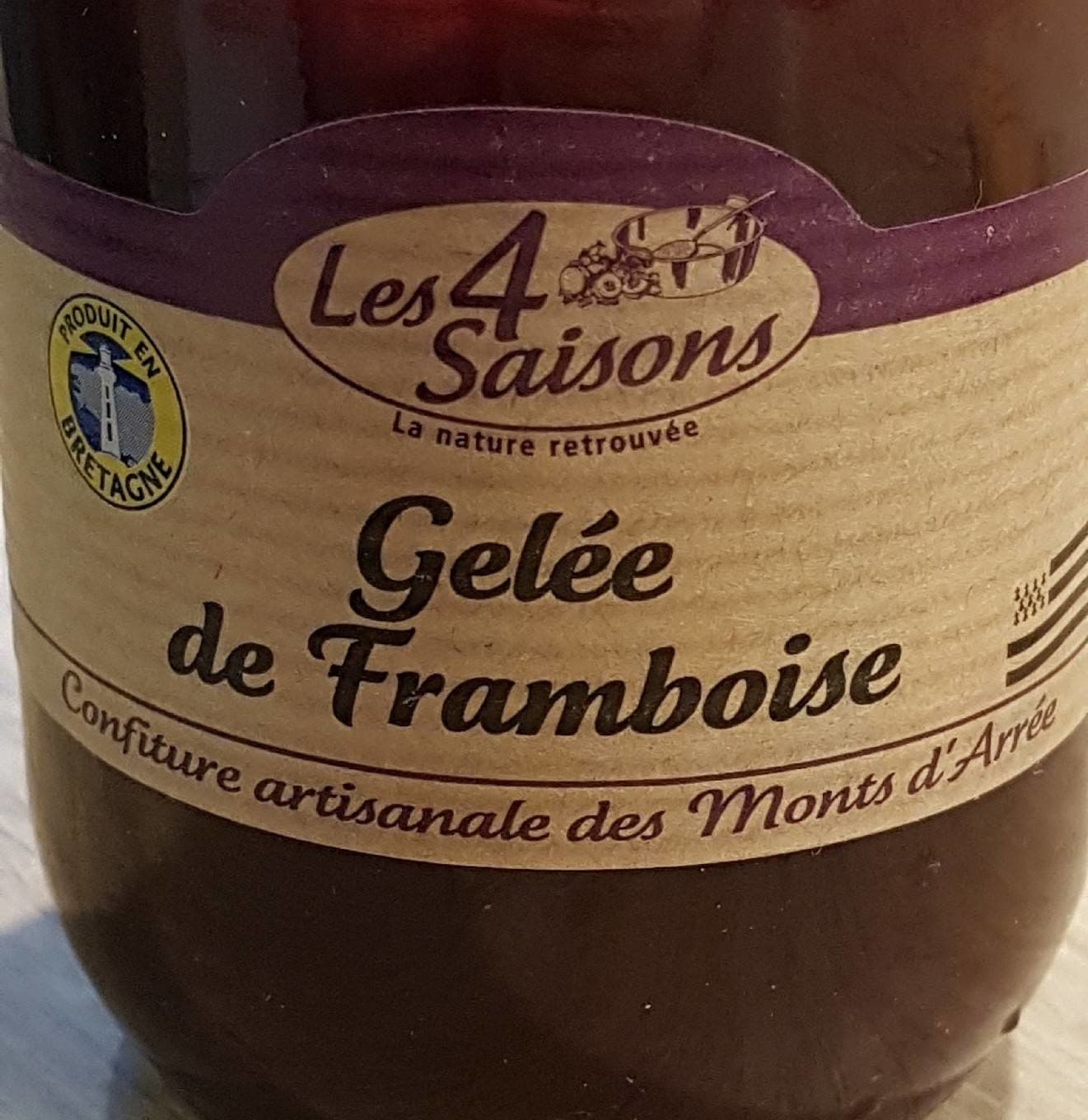 Les 4 Saisons Gelée de framboise packshot