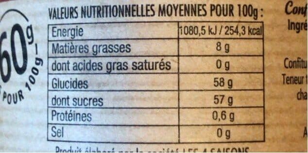 Les 4 Saisons Confiture Orange Citron Pamplemousse packshot