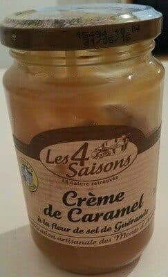 Les 4 saisons Crème de caramel à la fleur de sel de Guérande packshot