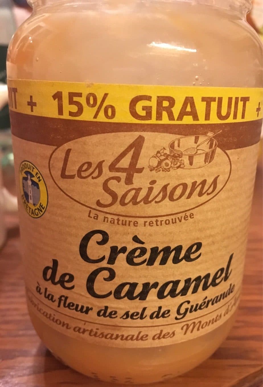 Les 4 Saisons Creme de caramel packshot