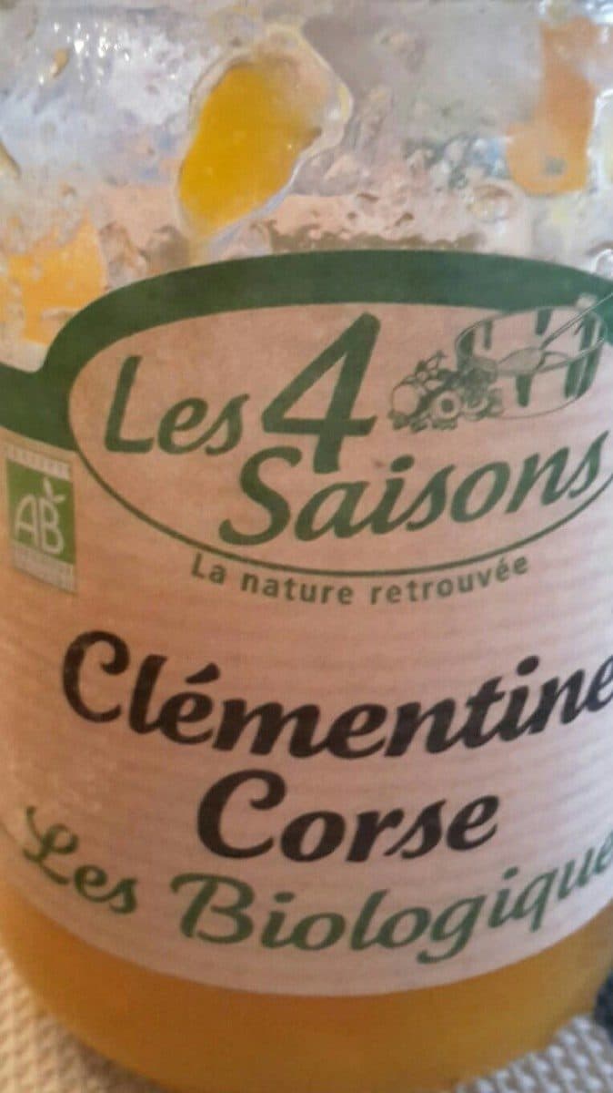 Les 4 Saisons Confiture clémentine Corse packshot