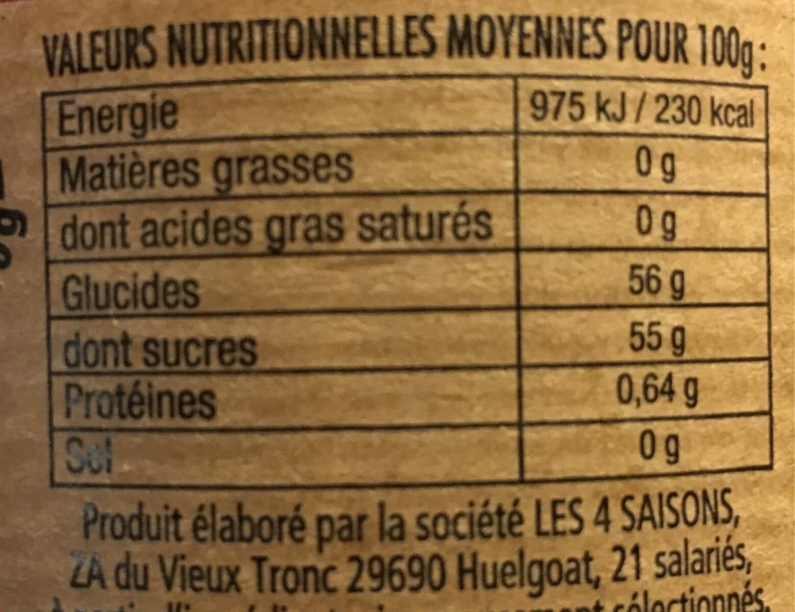Les 4 Saisons Rhubarbe rouge packshot