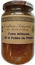 Les 4 Saisons Confiture poire williams de la vallé du Rhône packshot