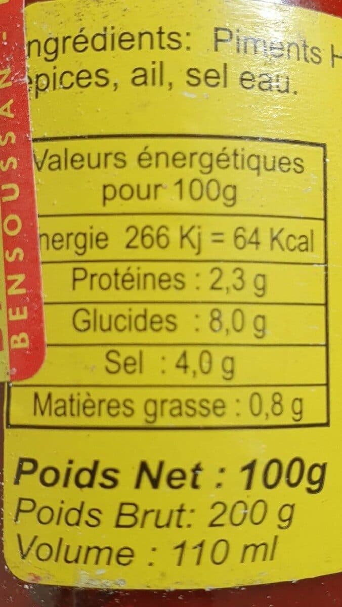 BENSOUSSAN Harissa packshot