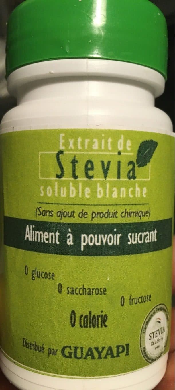 Guayapi Stévia soluble blanche poudre packshot