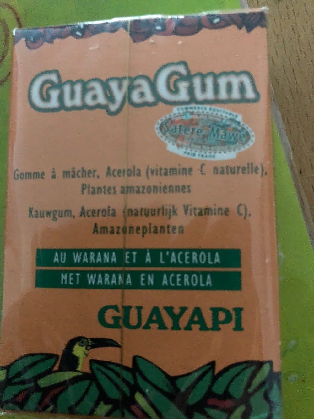 Guayapi Guayapi Guayagum Guarana / Acérola - Etuis packshot