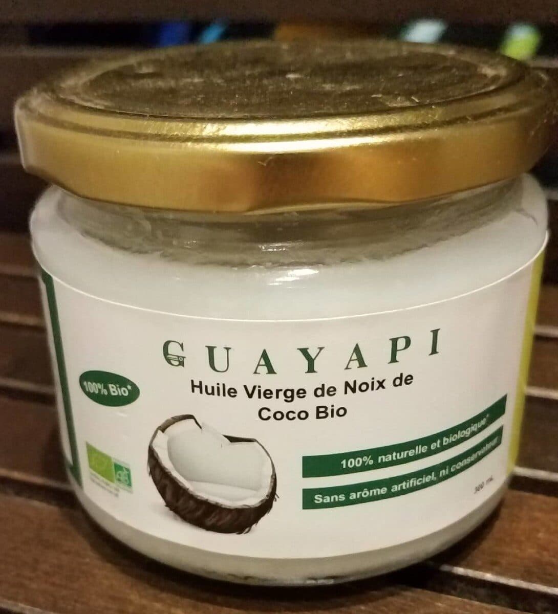 Guayapi Huile vierge de coco - pot de packshot