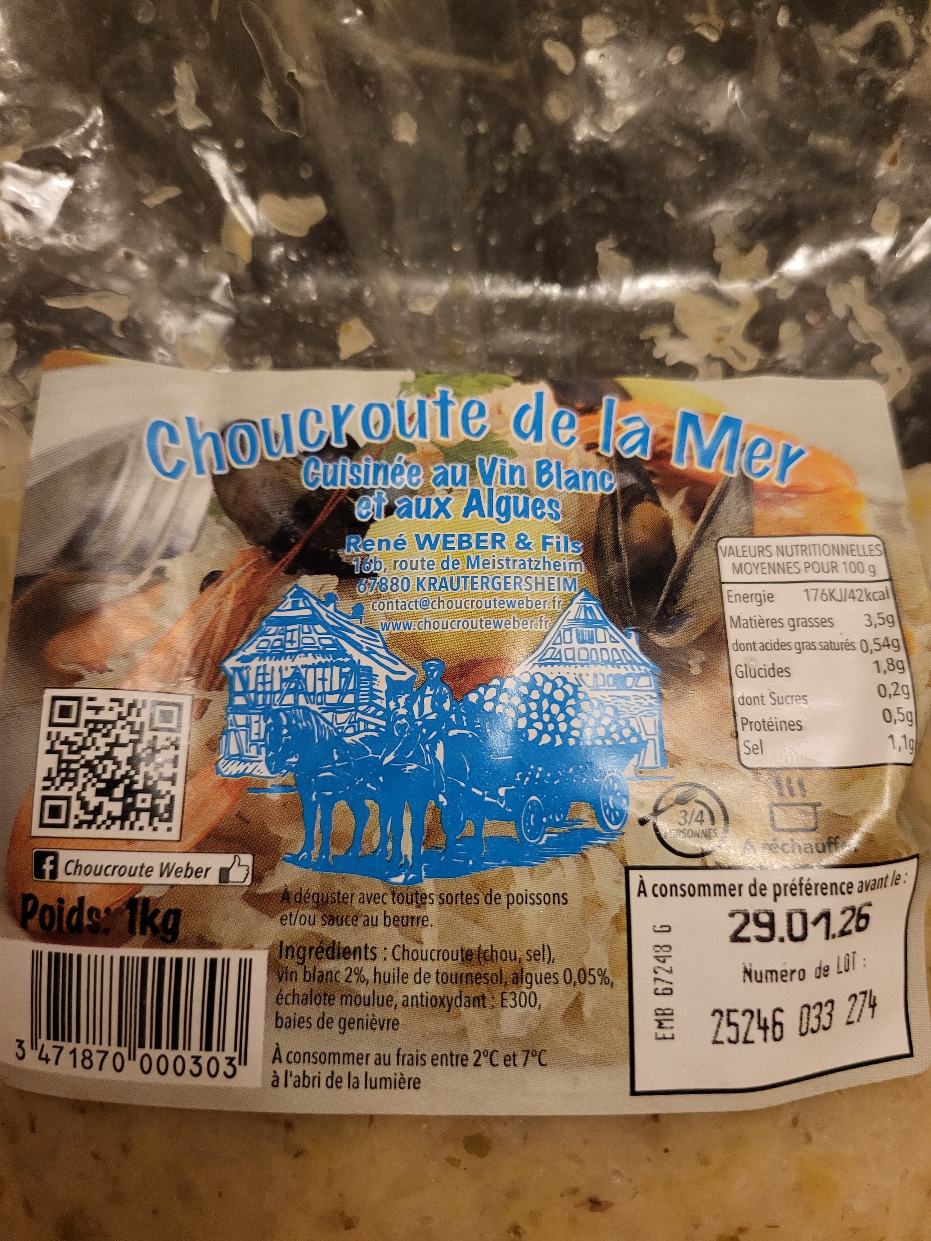 René Weber Choucroute de la Mer packshot