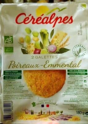 Cerealpes Galettes Poireaux-Emmental packshot